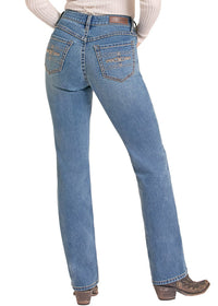 Rock & Roll Cowgirl Jeans - BW1HD09747 - Layered Boot Stitch High Rise Bootcut