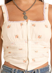 Stella Top - Floral Corset