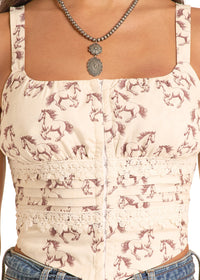 Flora Top - Horse Corset