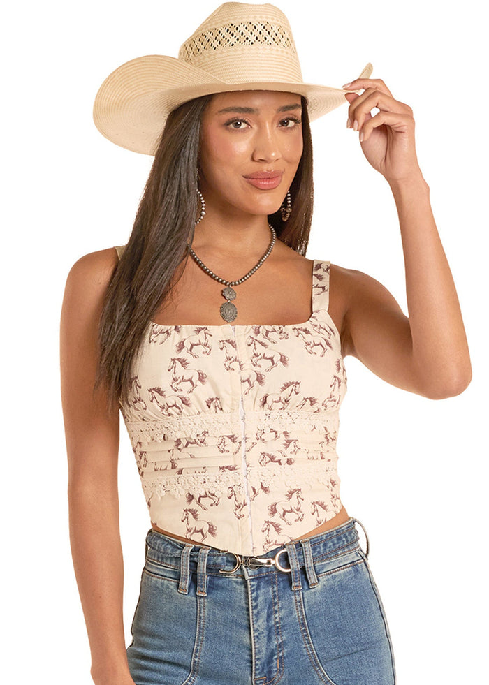 Flora Top - Horse Corset