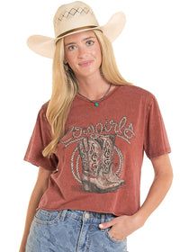 Rock & Roll Women's Printed Tee (BW21T08886)