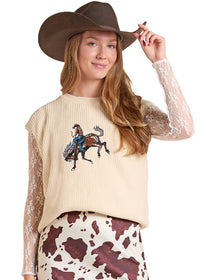 Josie Vest - Embroidered Bronc (BW38T09351)