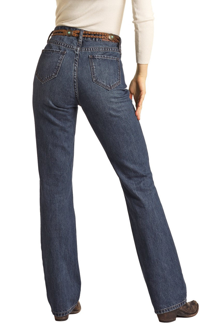 Rock & Roll Cowgirl Jeans - BW4HD02974 - High Rise Bootcut