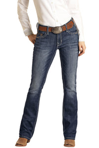 Rock & Roll Cowgirl Jeans - BW4RD02981 - Mid Rise Riding Fit