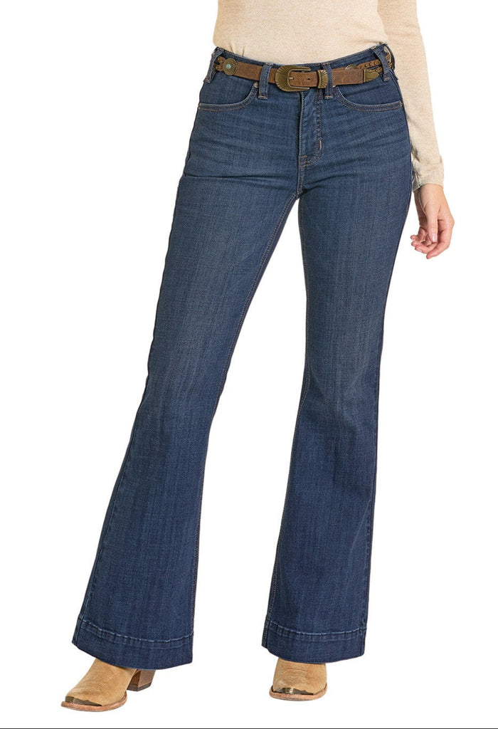 Rock & Roll Cowgirl Jeans - BW5HD07210 - Boot Stitch High Rise Trouser