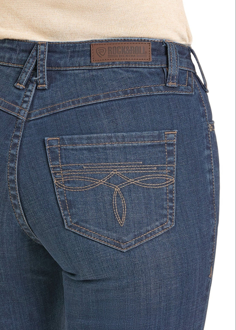 Rock & Roll Cowgirl Jeans - BW5HD07210 - Boot Stitch High Rise Trouser