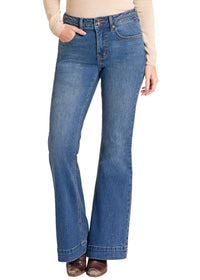 Rock & Roll Cowgirl Jeans - BW5HD09757 - Double Waistband High Rise Trouser