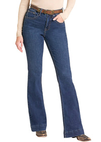 Rock & Roll Cowgirl Jeans - BW5HD09760 - Turquoise Coin Pocket High Rise Trouser