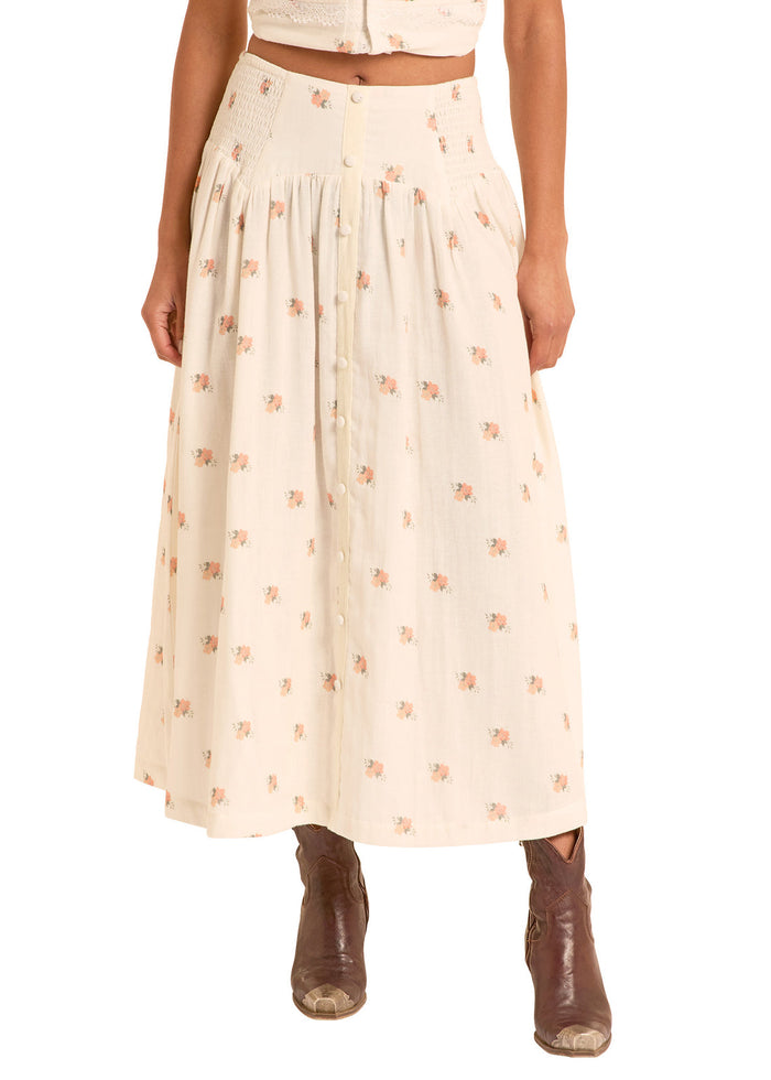 Rock & Roll - Flower Print Skirt
