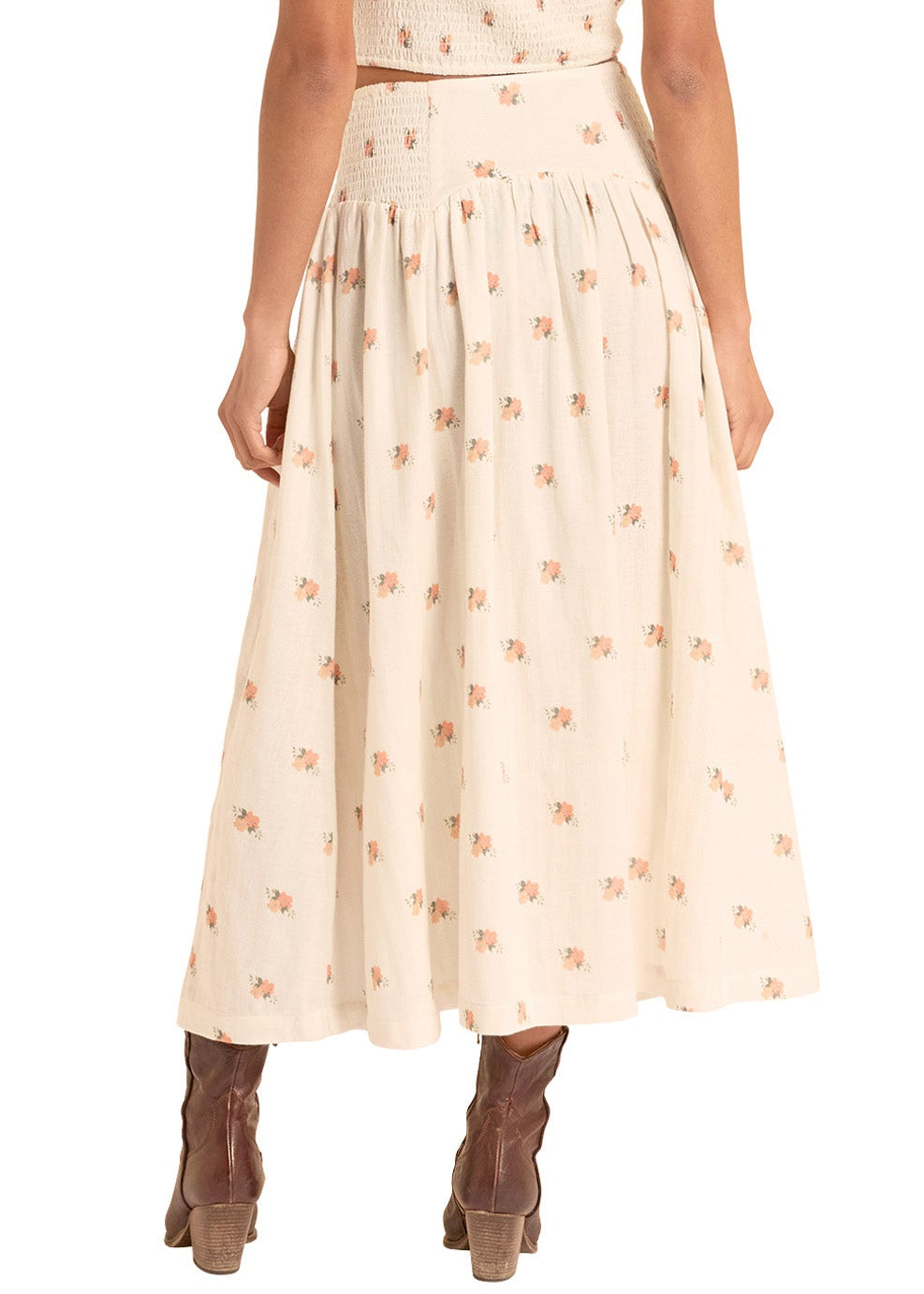 Rock & Roll - Flower Print Skirt