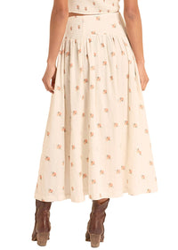 Rock & Roll - Flower Print Skirt