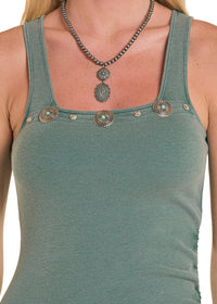 Rock & Roll Ruched Side Evergreen Dress (BWD0R08804-30)