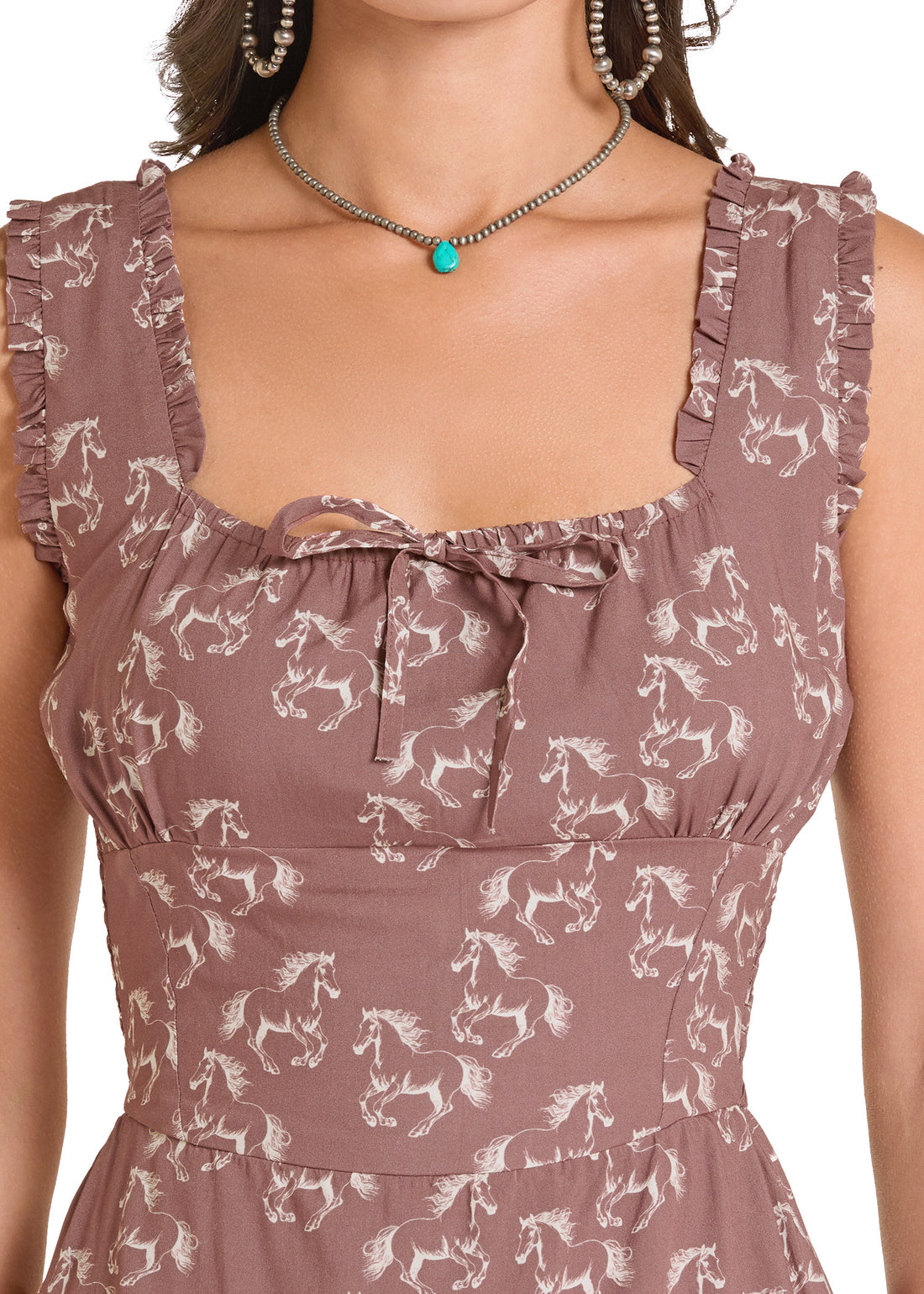 Utah Dress - Horse Print