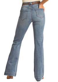 Rock & Roll Cowgirl Jeans - RRWD5HR1BF - High Rise Trouser