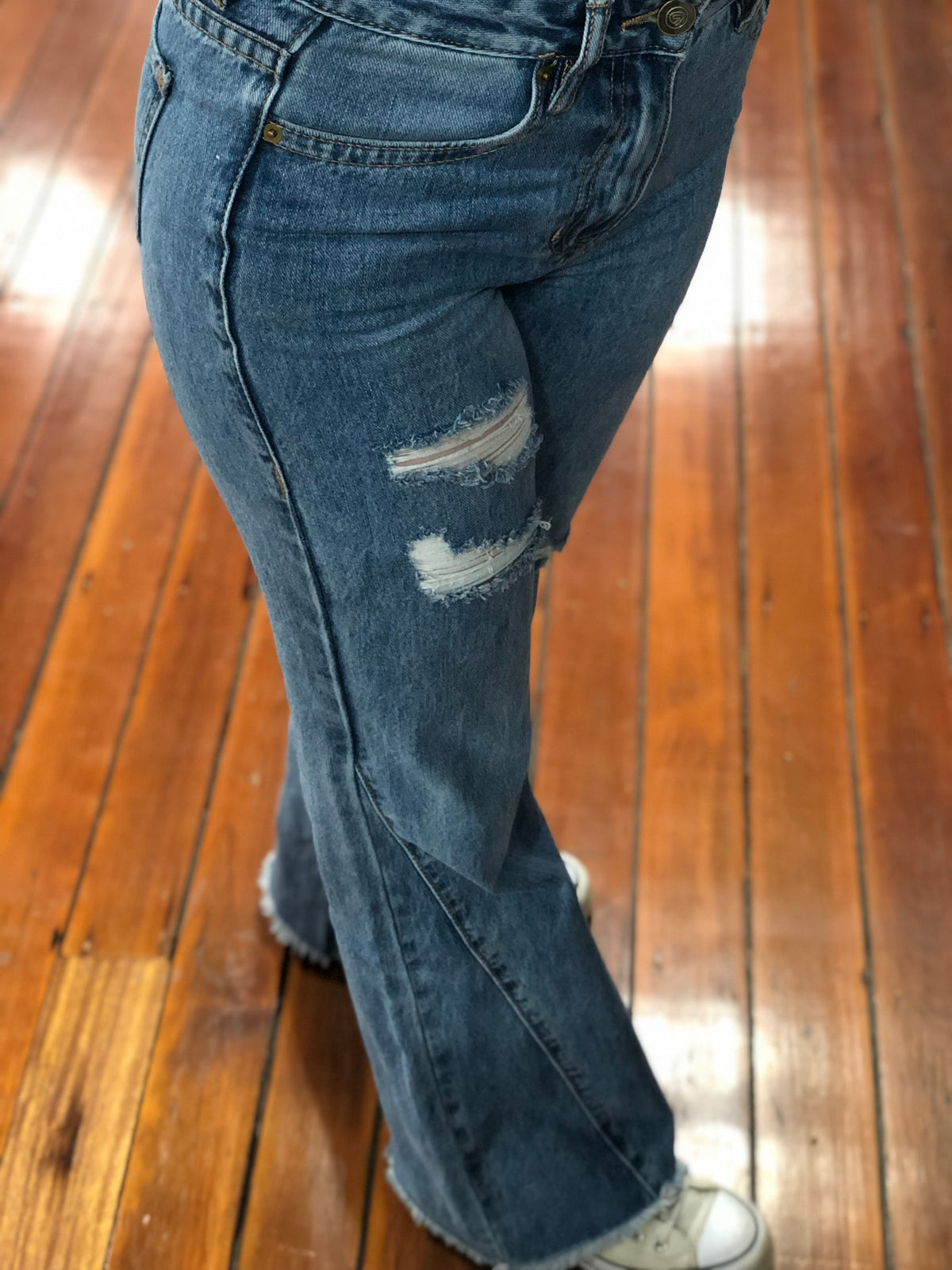 Rock & Roll Cowgirl Jeans - RRWD8HR0SH - High Rise Palazzo Flare