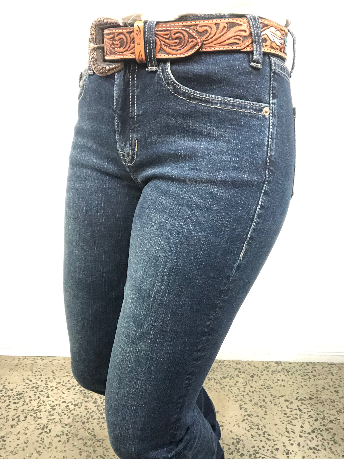 HOOEY x Rock & Roll Cowgirl Jeans - HYWD4HR1JU - High Rise Bootcut