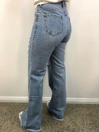 Rock & Roll Cowgirl Jeans - RRWD8HR0SH - High Rise Palazzo Flare