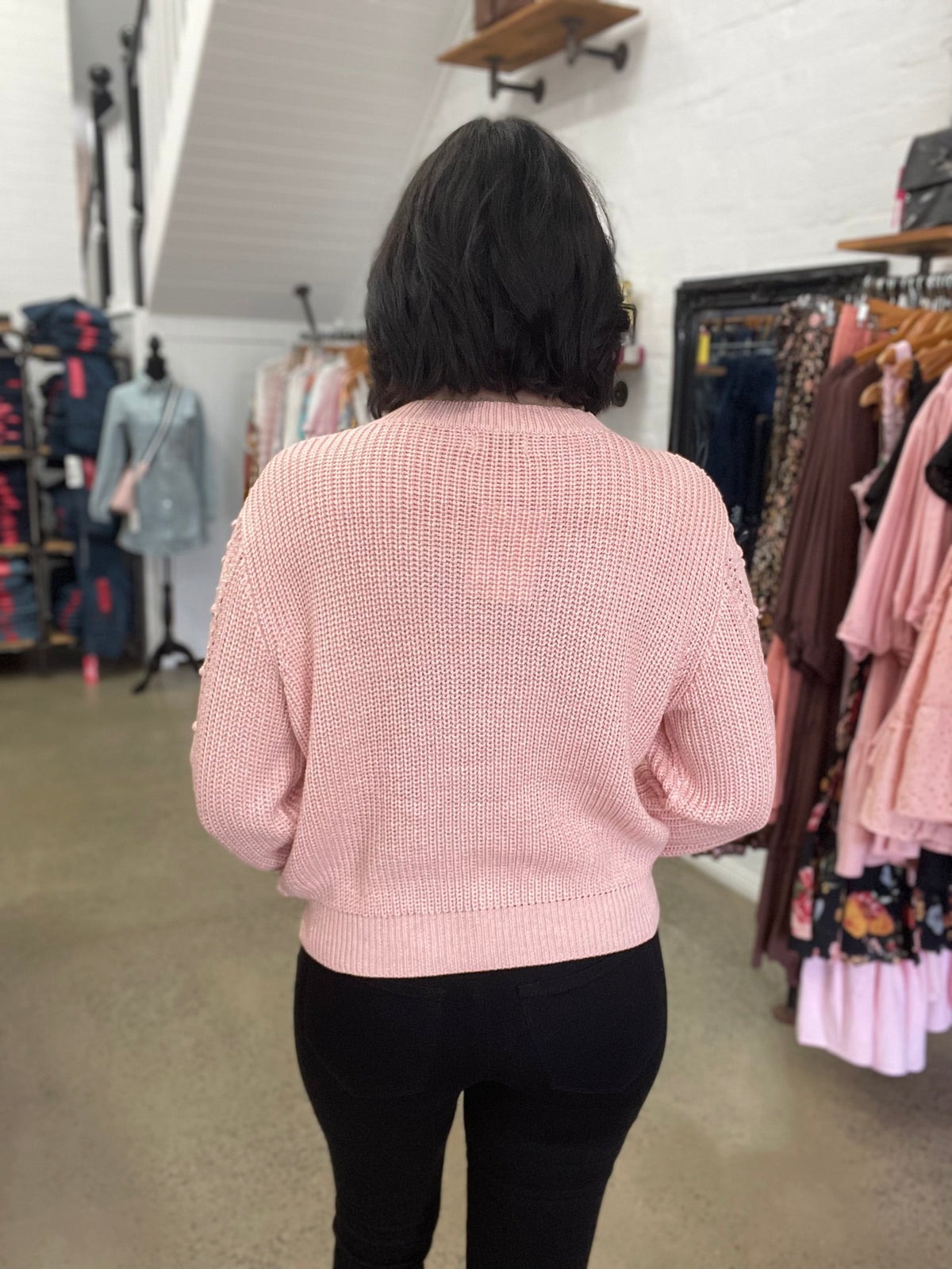 Cleo Knit - Baby Pink