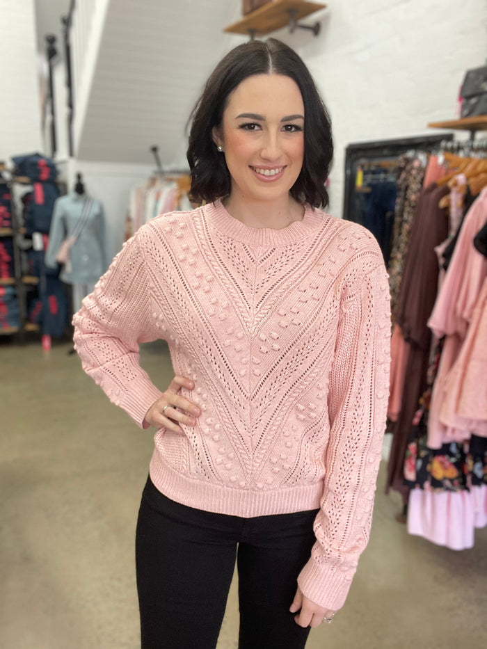 Cleo Knit - Baby Pink