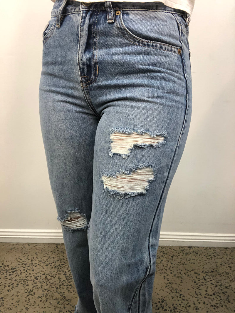 Rock & Roll Cowgirl Jeans - RRWD8HR0SH - High Rise Palazzo Flare