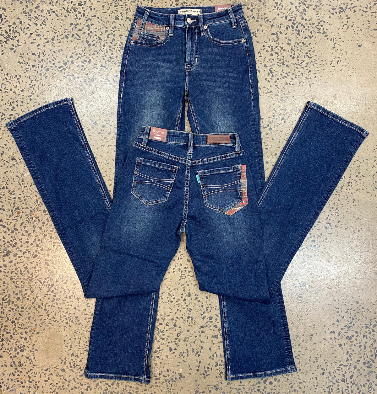 HOOEY x Rock & Roll Cowgirl Jeans - HYWD4HR1JU - High Rise Bootcut