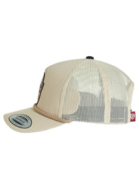 Rock & Roll Cream Patch Cap