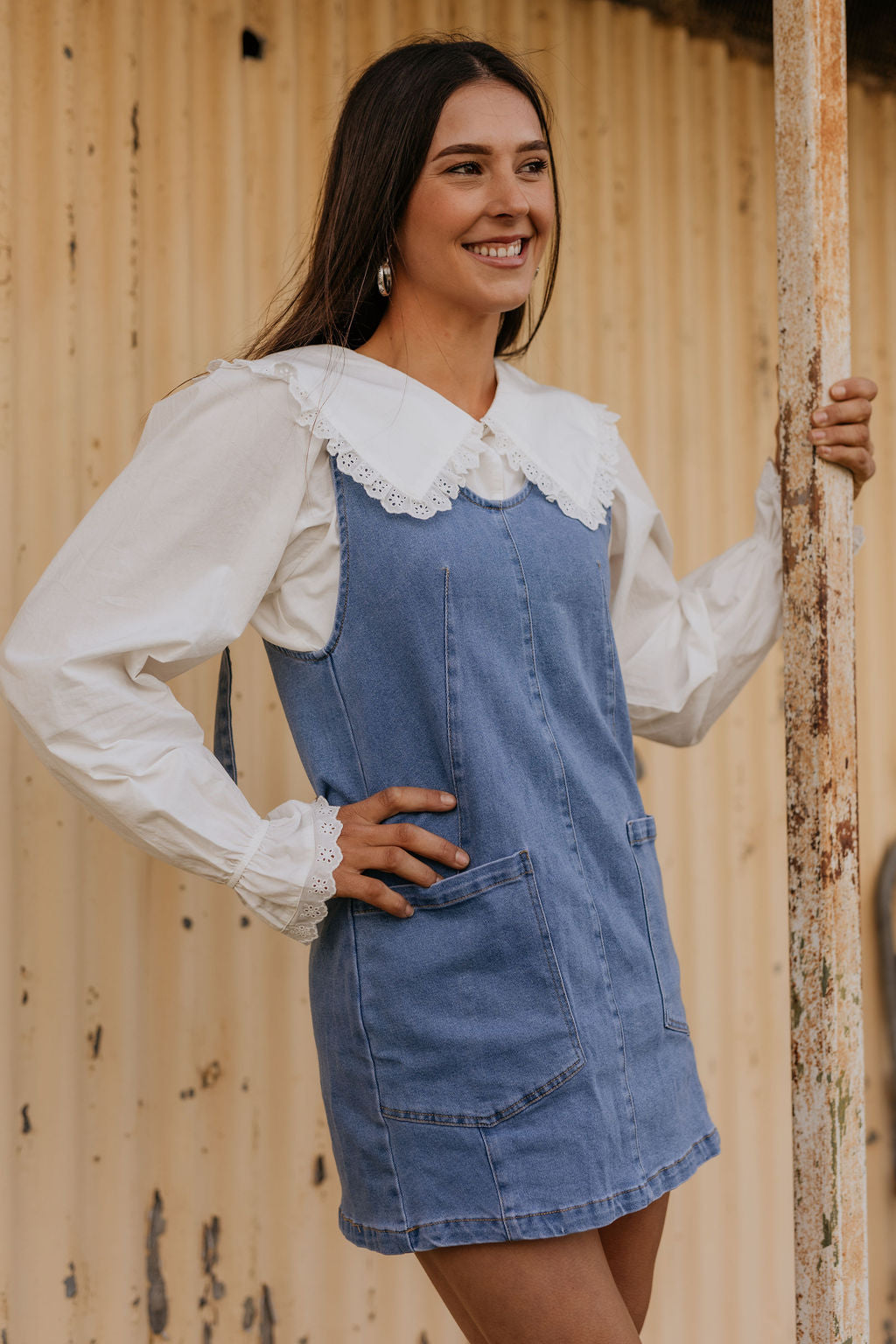 Mesa - Denim Buckle Dress