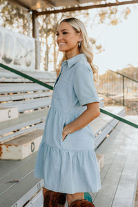 Nevada Denim Dress - Light Wash