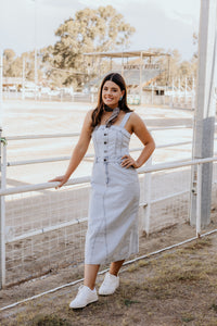 Coco Dress - Light Blue Denim