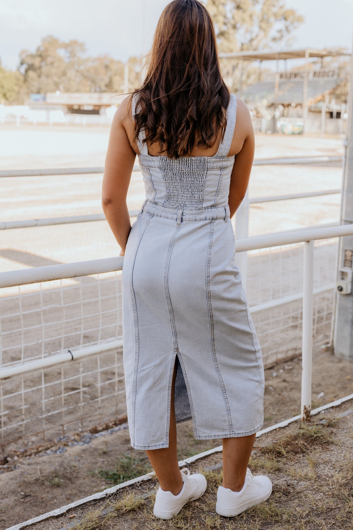 Coco Dress - Light Blue Denim