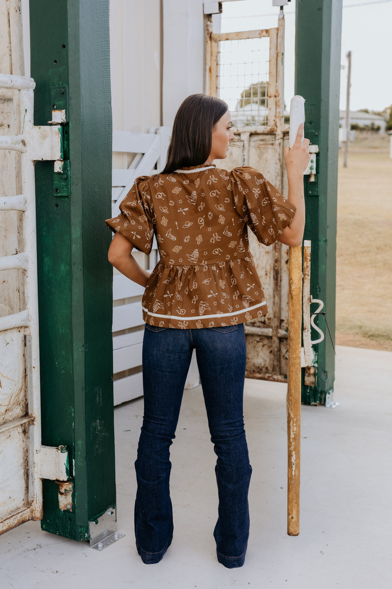 Sierra Top - Brown