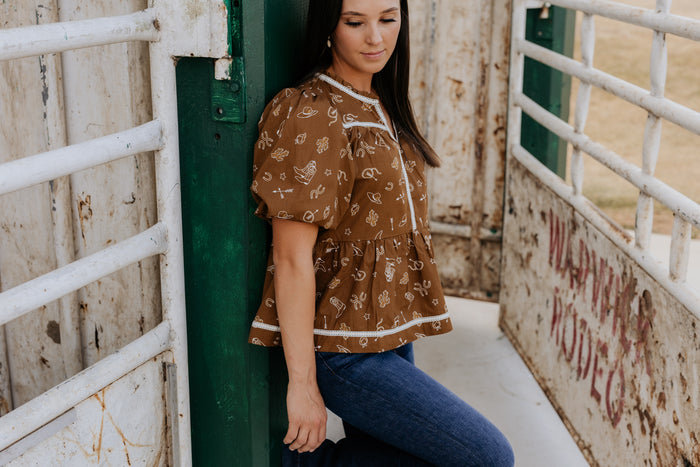 Sierra Top - Brown