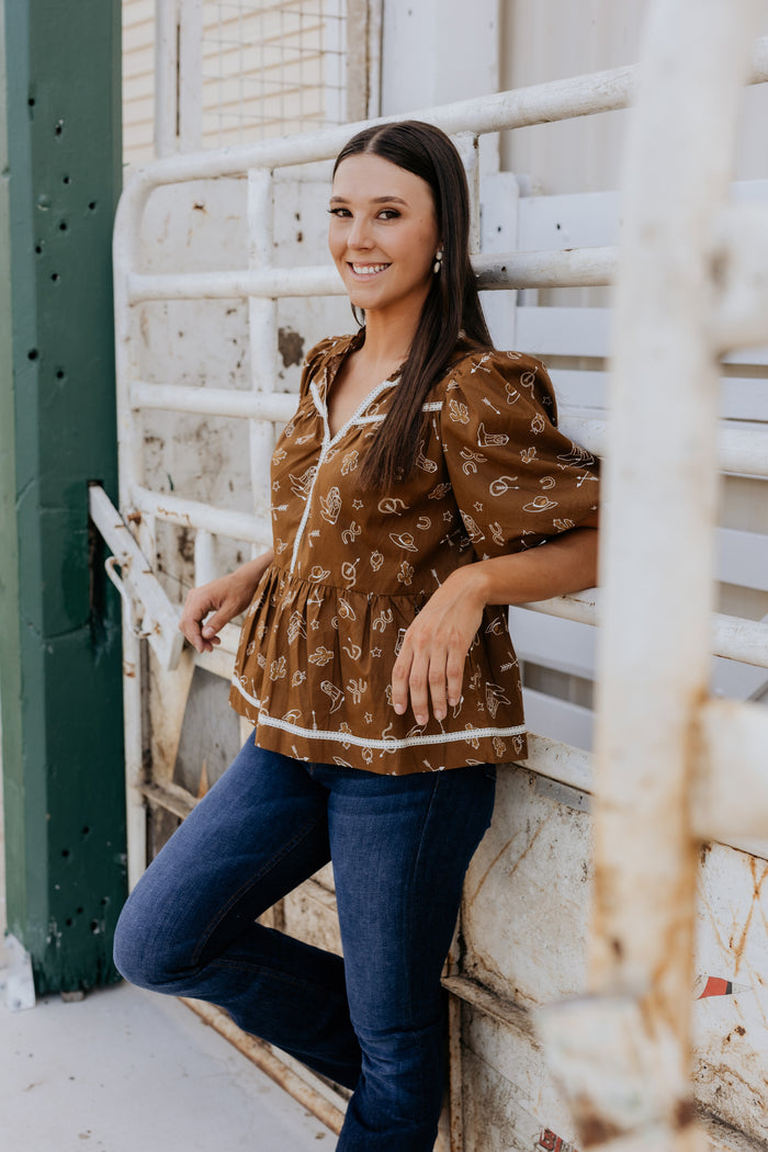 Sierra Top - Brown