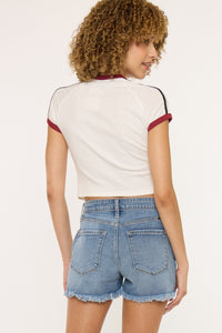 Kan Can Denim Shorts - Cosmic High Rise (KC20075M)