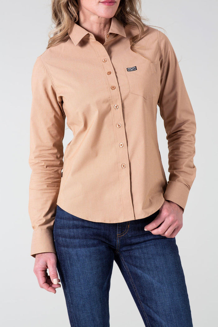 Kimes Ranch Long Sleeved Shirt - Linville (Desert Brown)