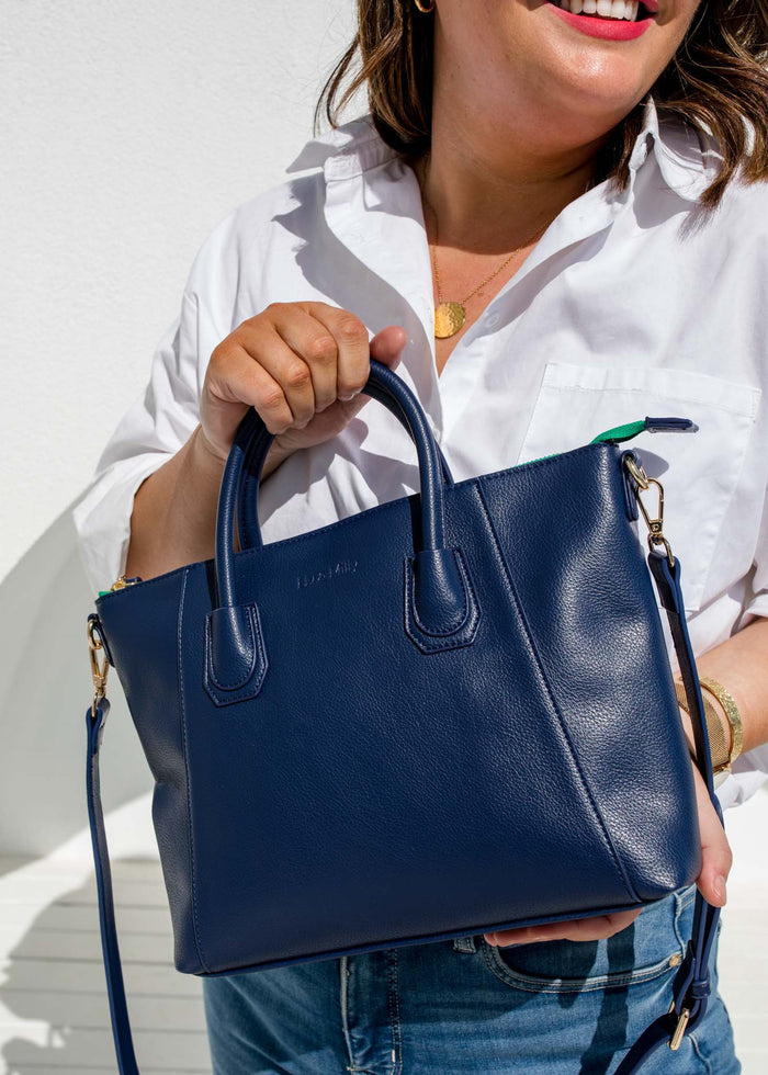 Liv & Milly - Charlotte Handbag (Navy)