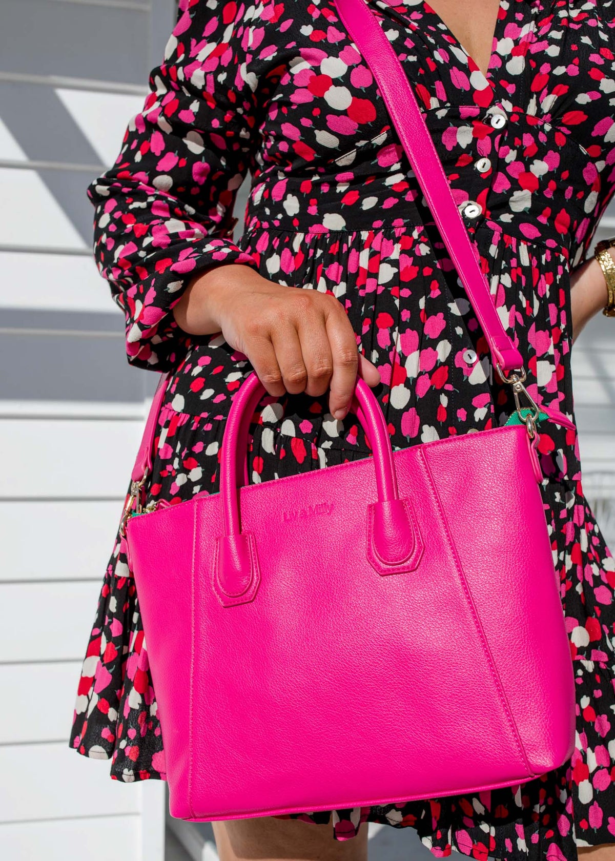 Liv & Milly - Charlotte Handbag (Pink)