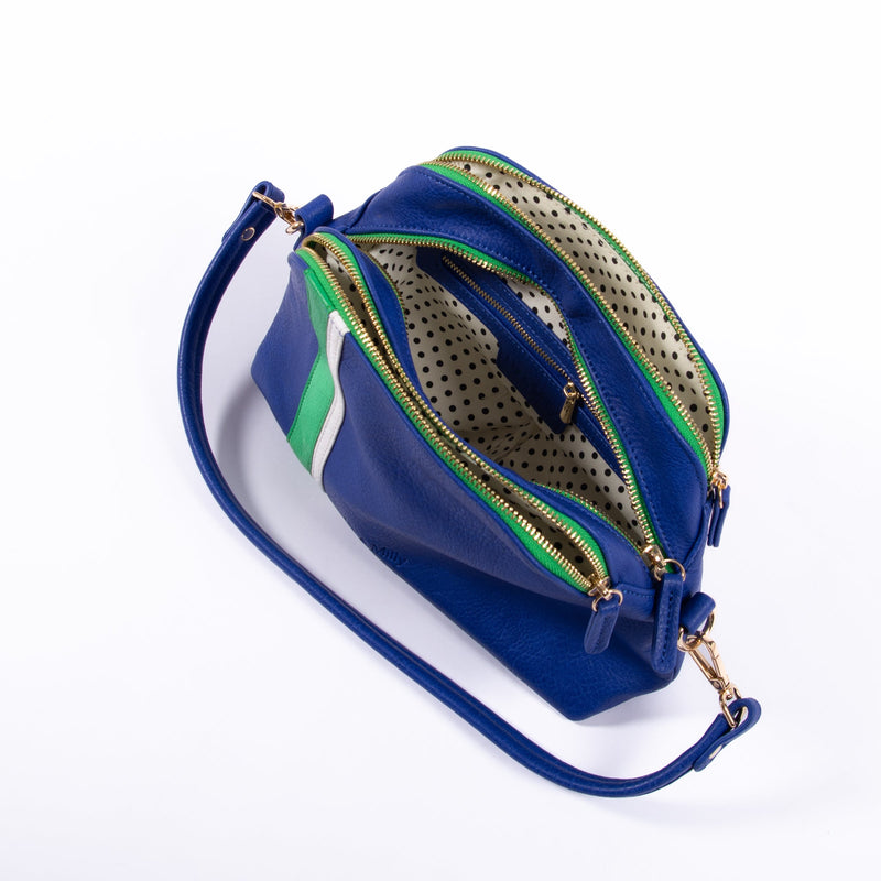 Liv & Milly - Mini Sophia Handbag (Blue)