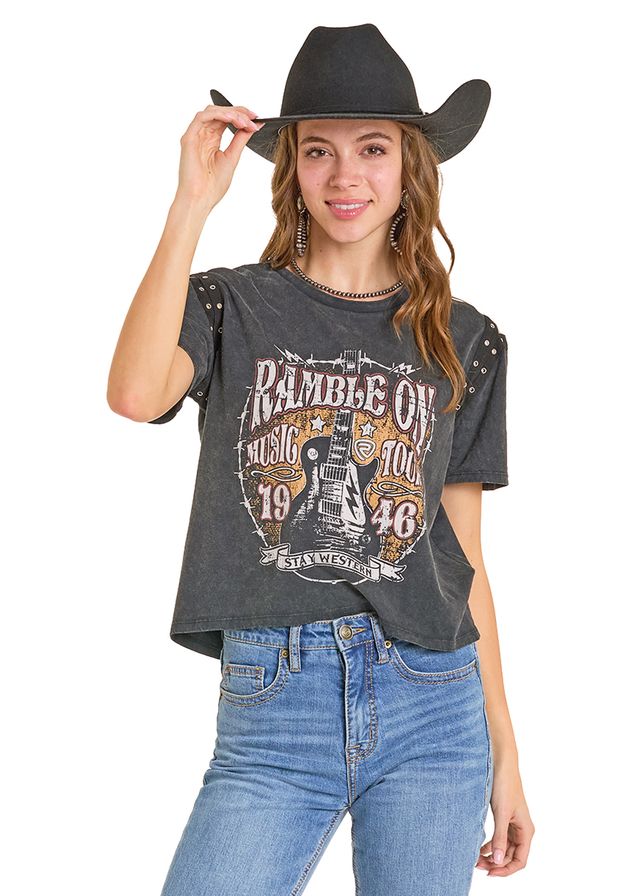 Rock & Roll Women's Printed Tee (BW21T07340)