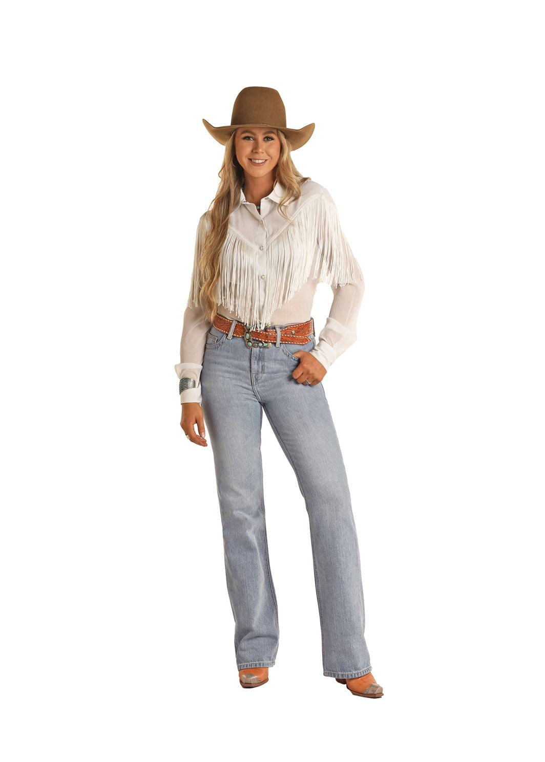 Rock & Roll Cowgirl Jeans - BW4HD02243 - High Rise Bootcut