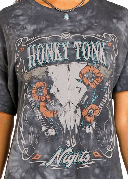 Rock & Roll - Honky Tonk T-Shirt Dress (BWD1R08431)
