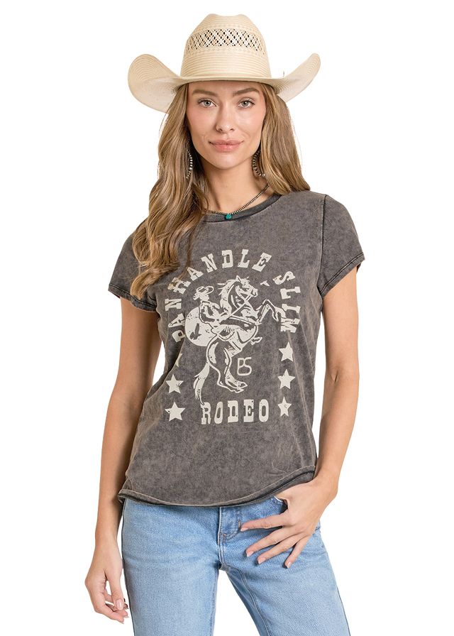 Panhandle - Stone Washed Rodeo Tee (LW21T08531)