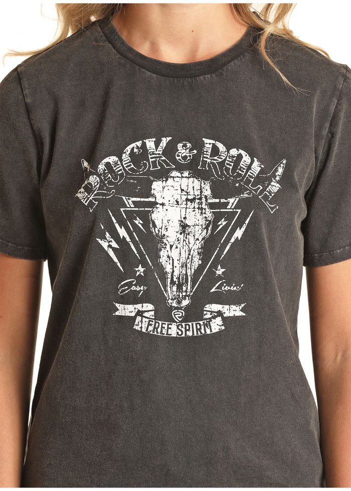Rock & Roll Graphic Tee (RRWT21R17V)