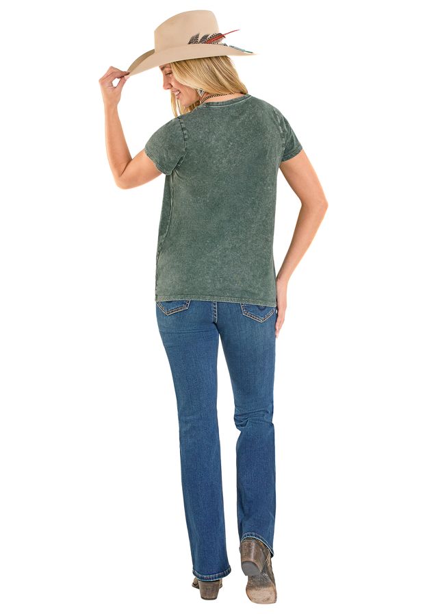 Panhandle Women's Printed Tee (LW21T07988)