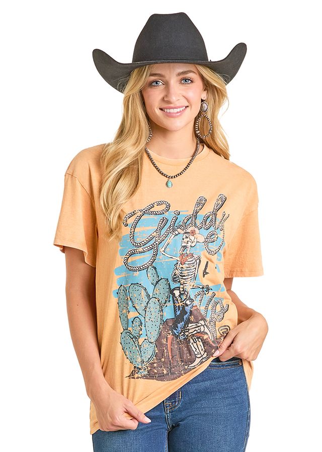 Rock & Roll Women's Printed Tee (BW21T07326)