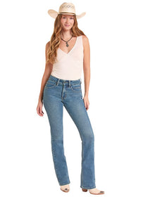 Rock & Roll Cowgirl Jeans - BW4HD09084 - Double Coin Pocket High Rise Bootcut