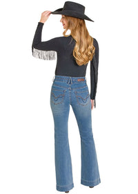 Rock & Roll Cowgirl Jeans - BW5HD07845 - Double Waistband High Rise Trouser