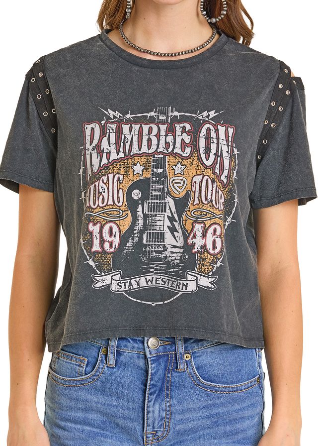 Rock & Roll Women's Printed Tee (BW21T07340)