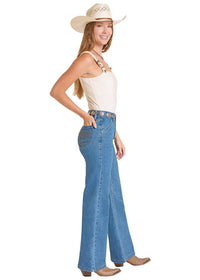 Rock & Roll Cowgirl Jeans - BW6HD09098 - Rounded Pocket Wide Leg