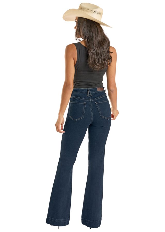 Rock & Roll Cowgirl Jeans - BW5HD09090 - Carpenter Pocket High Rise Trouser